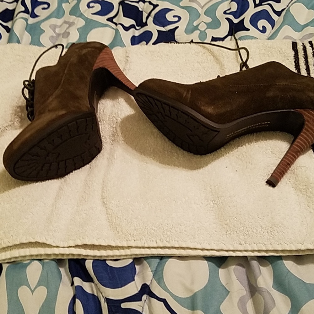 Suede Booties - Picture 3 of 4